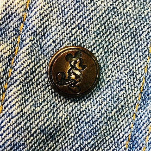 Vintage Disney Mens Blue Mickey Mouse 1928 Varsity American Original Jacket XL - Picture 9 of 15